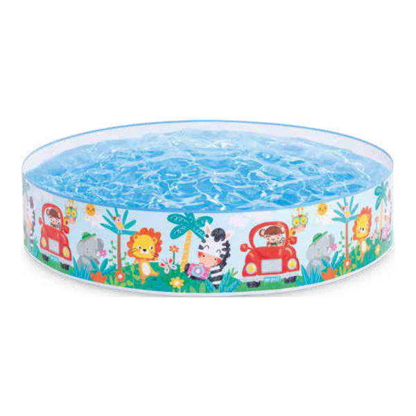 ALBERCA RIGIDA CON DISEÑO DE PLAYA