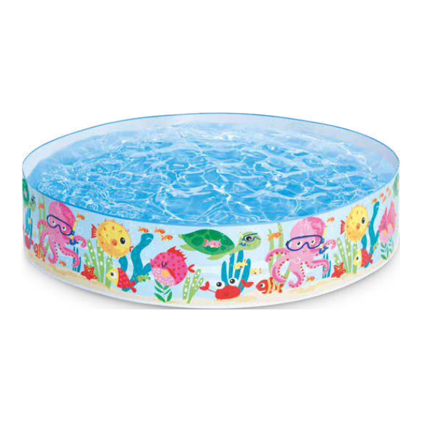 ALBERCA RIGIDA CON DISEÑO MARINO