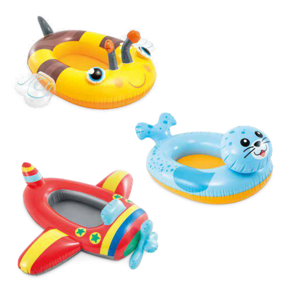 FLOTADOR ANDADERA INFLABLE INTEX