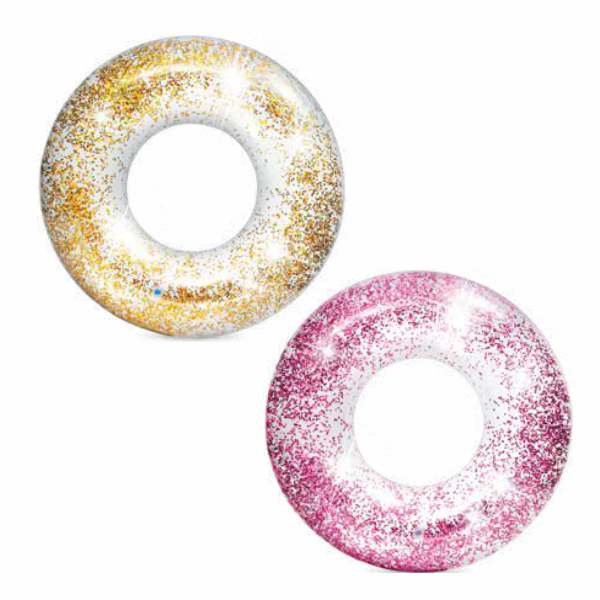 SALVAVIDAS INFLABLE DE GLITTER