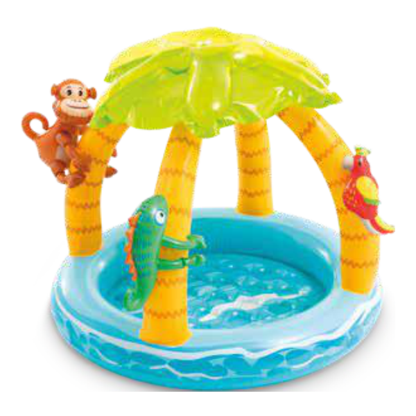 ALBERCA ISLA TROPICAL BEBÉ