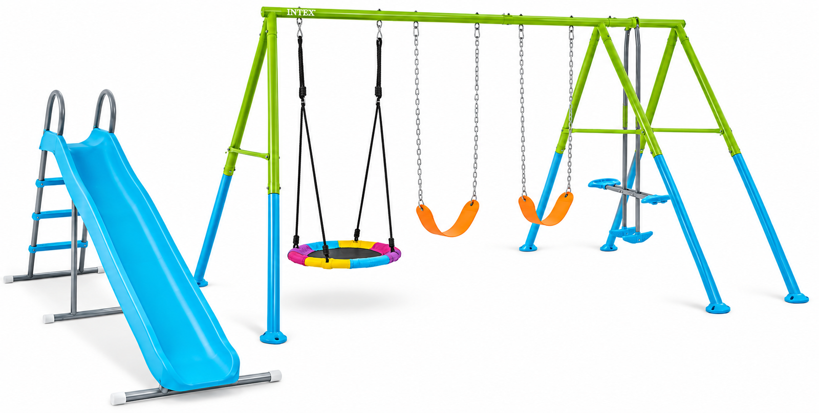 JUEGO INFANTIL DELUXE 5 EN 1 CON COLUMPIOS Y COLUMPIO PLATILLO